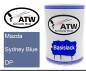 Preview: Mazda, Sydney Blue, DP: 500ml Lackdose, von ATW Autoteile West.